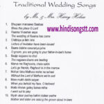 Traditional Wedding Songs - Mr. & Mrs. Harry Holass